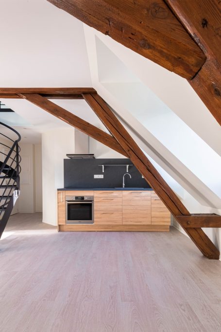 Rénovation de combles d'un immeuble en appartements duplex Rénovation de combles